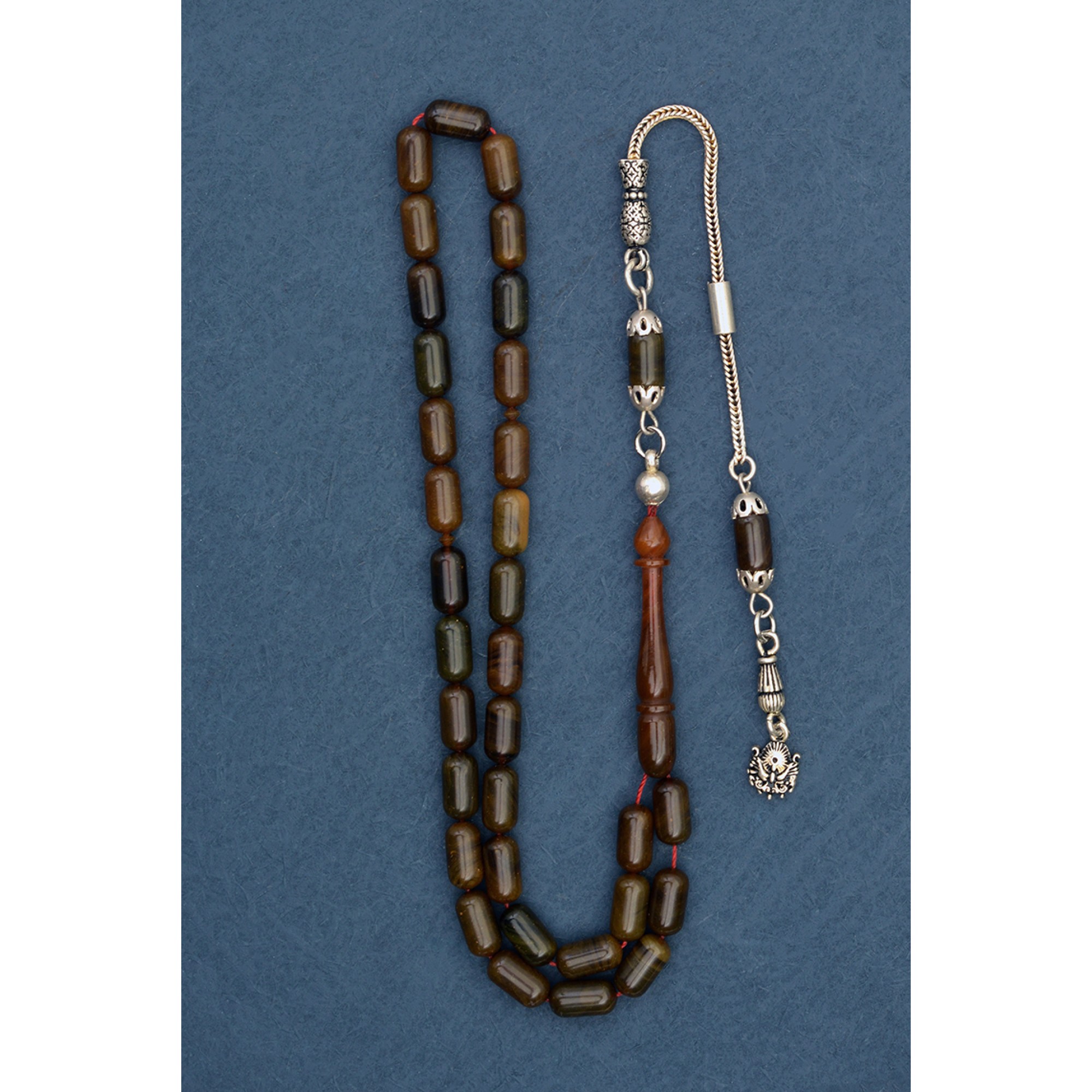 Sıkma Kehribar Tesbih