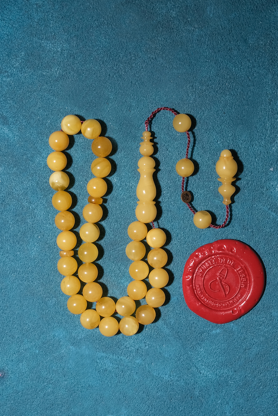 Küre Kesim Damla Kehribar Tesbih