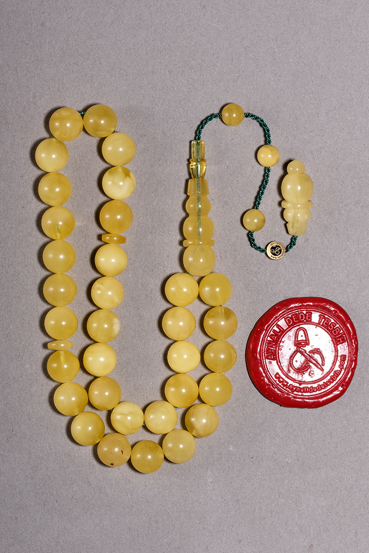 Küre Kesim Damla Kehribar Tesbih