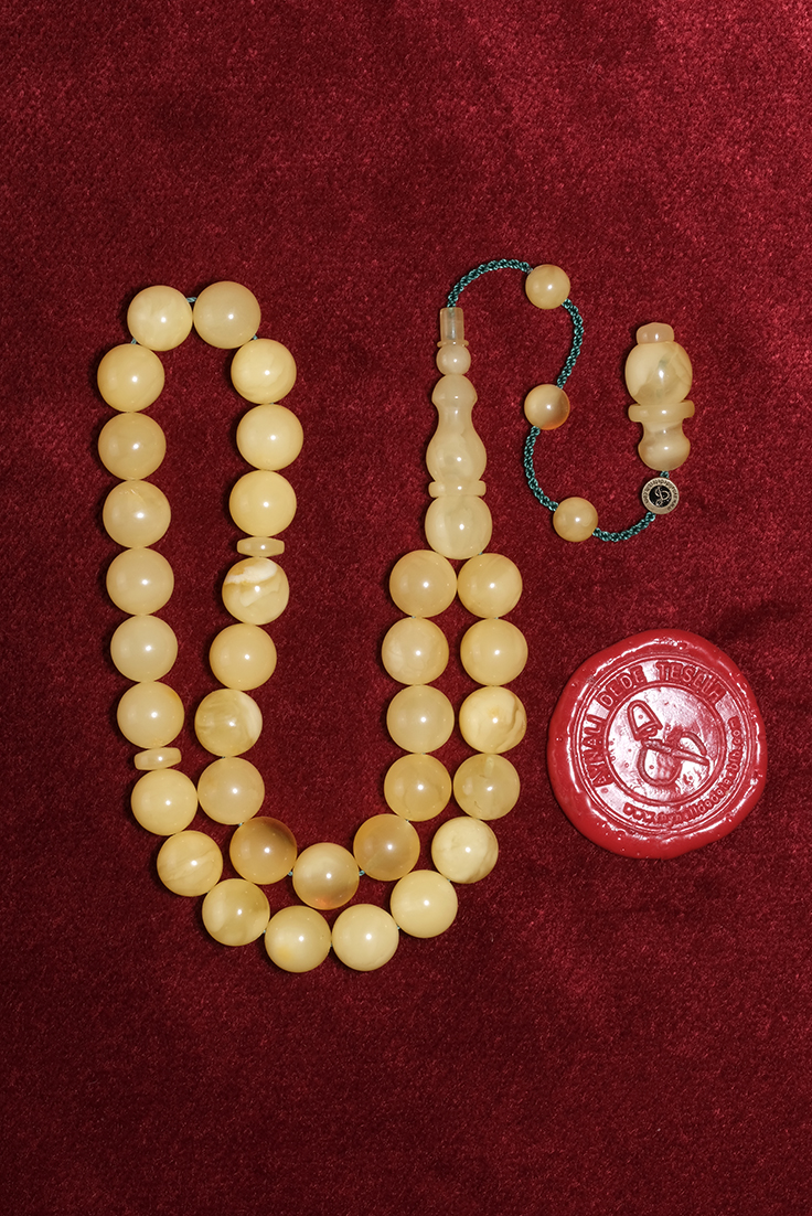 Küre Kesim Damla Kehribar Tesbih