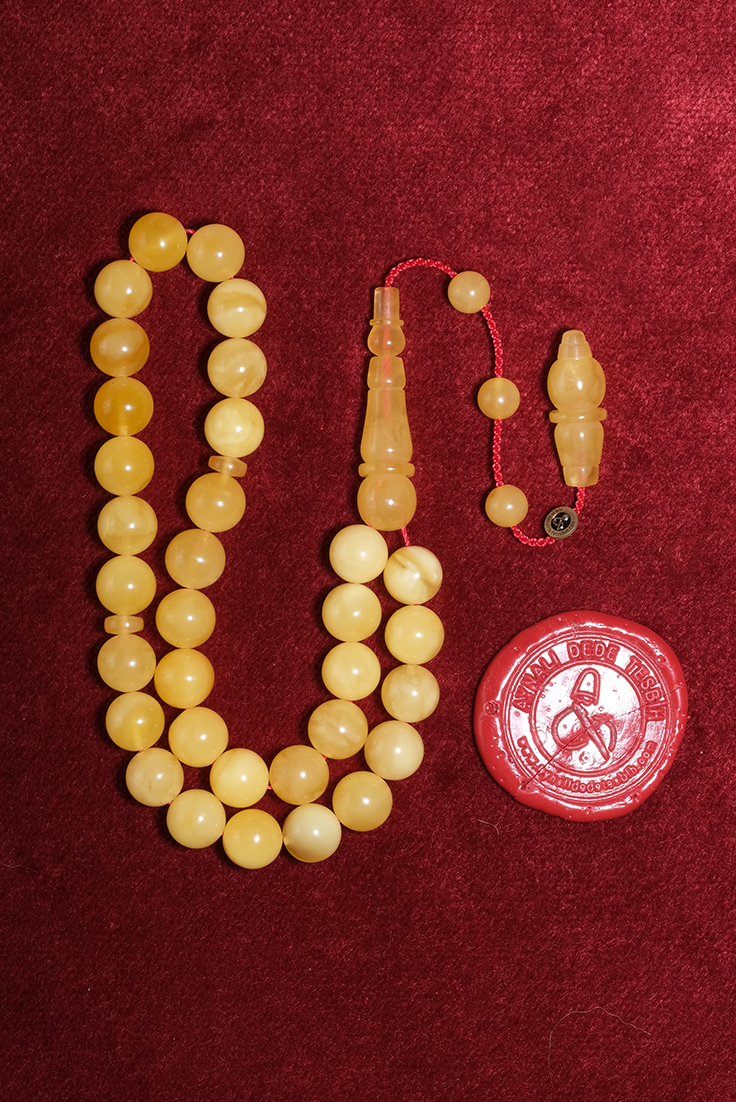 Küre Kesim Damla Kehribar Tesbih