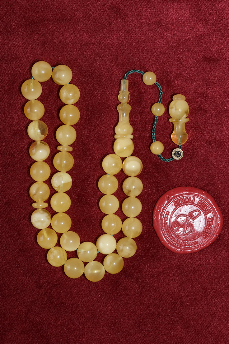 Küre Kesim Damla Kehribar Tesbih