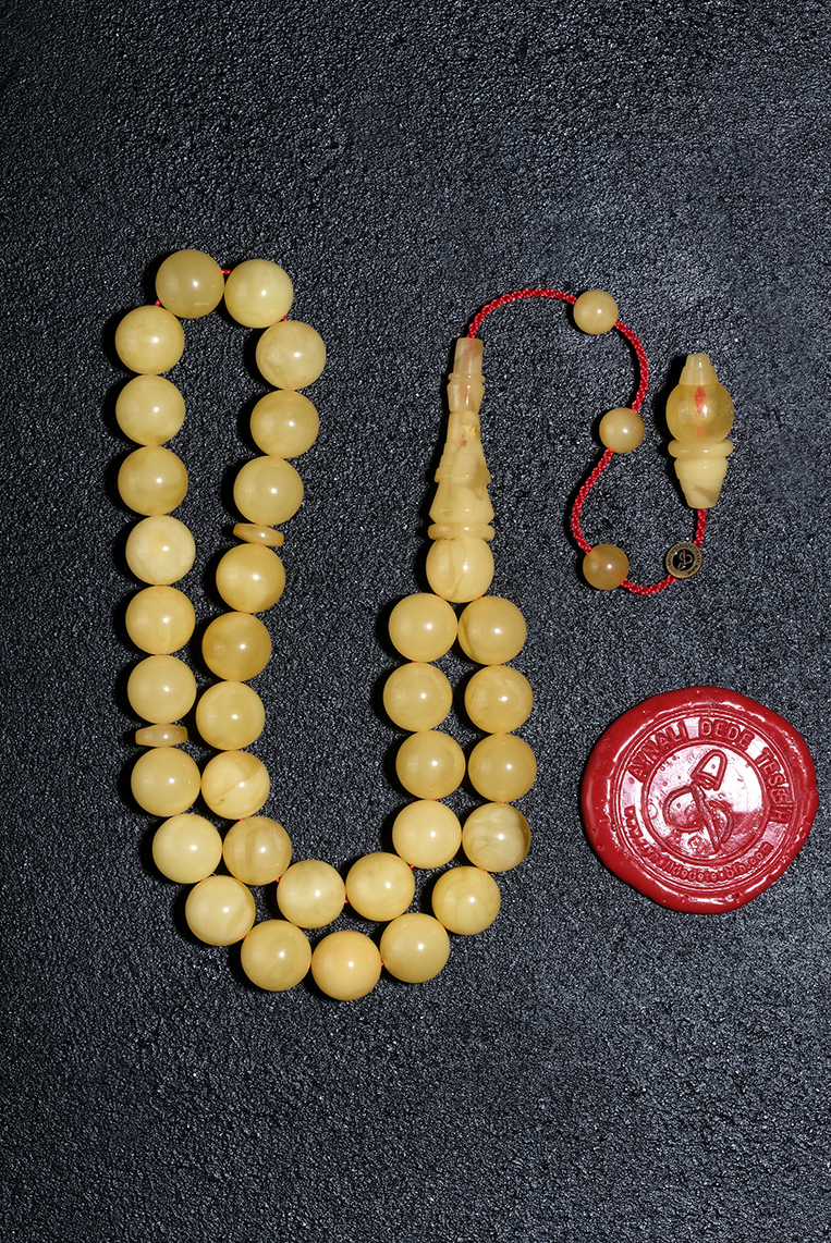 Küre Kesim Damla Kehribar Tesbih