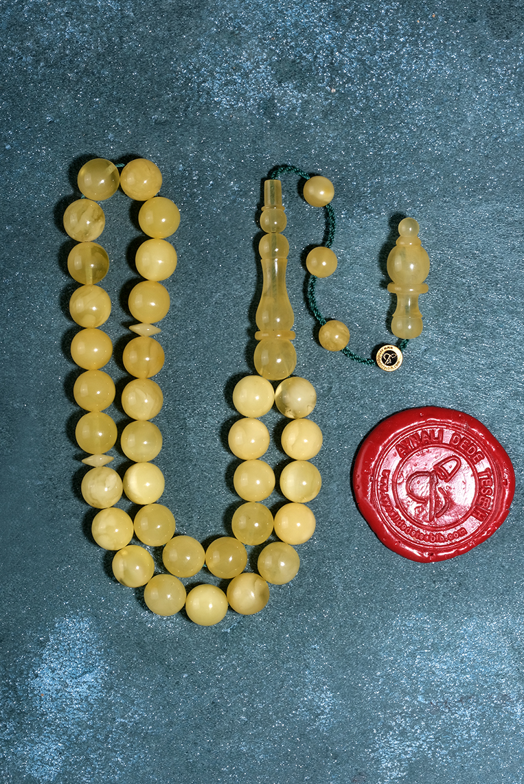 Küre Kesim Damla Kehribar Tesbih