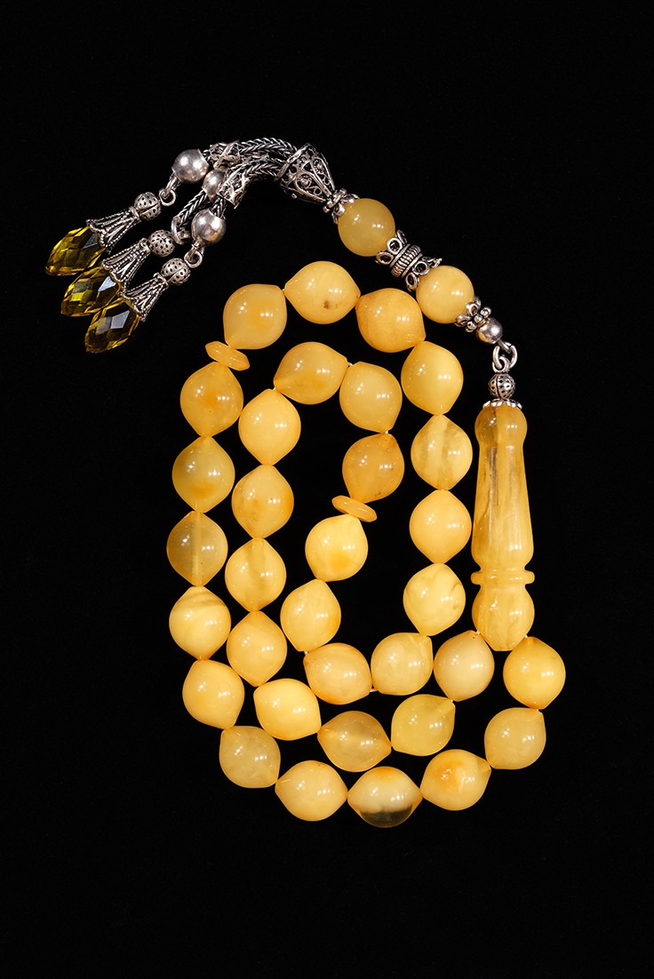 Sığırcık Kesim Üst Düzey Kaliningrad Damla Kehribar Tesbih