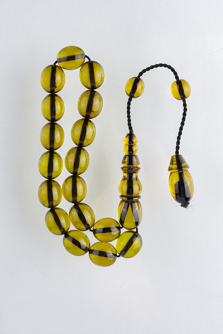 Maskot Ateş Kehribar Tesbih