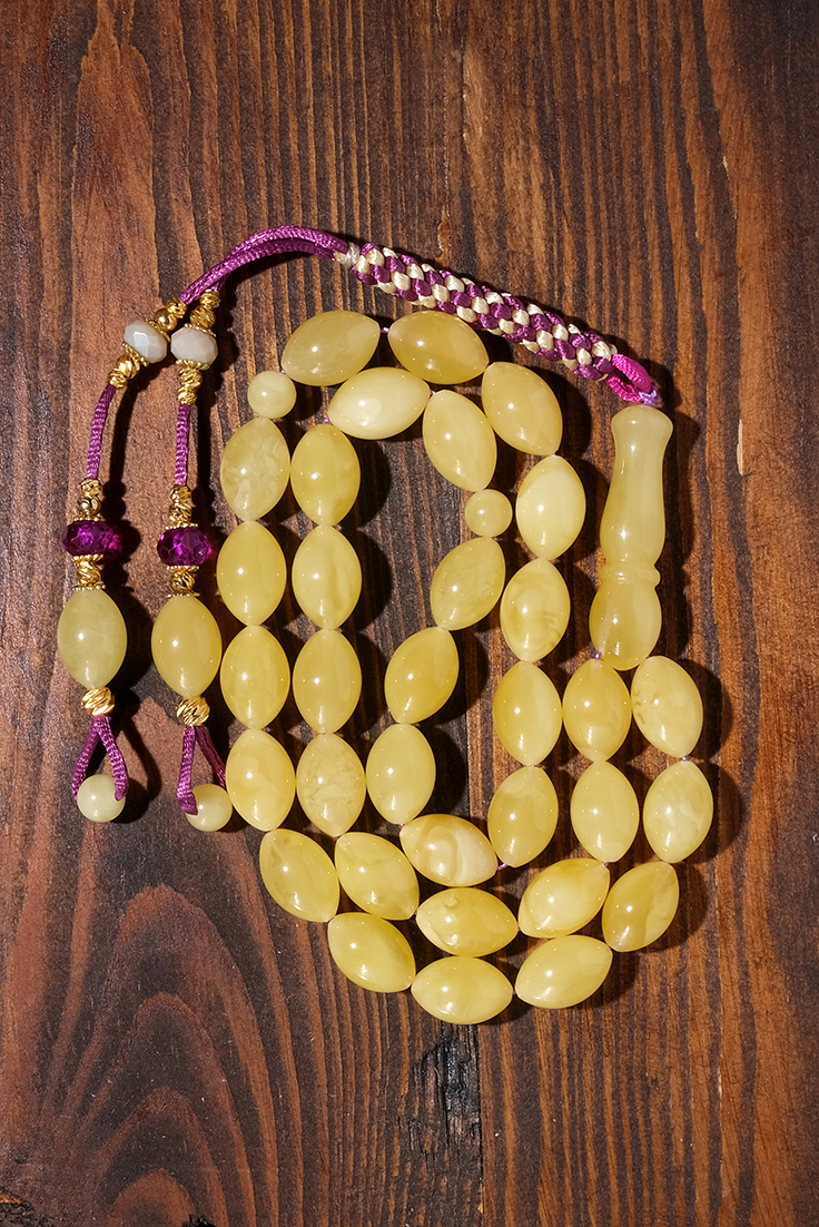 Beyzi Kesim Kaliningrad Damla Kehribar Tesbih